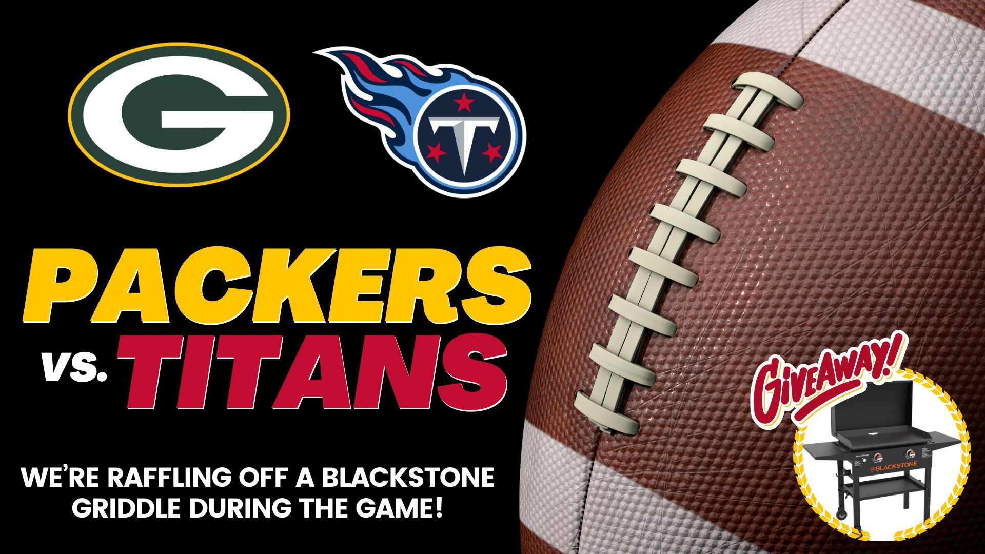 PACKERS VS. TITANS WATCH PARTY