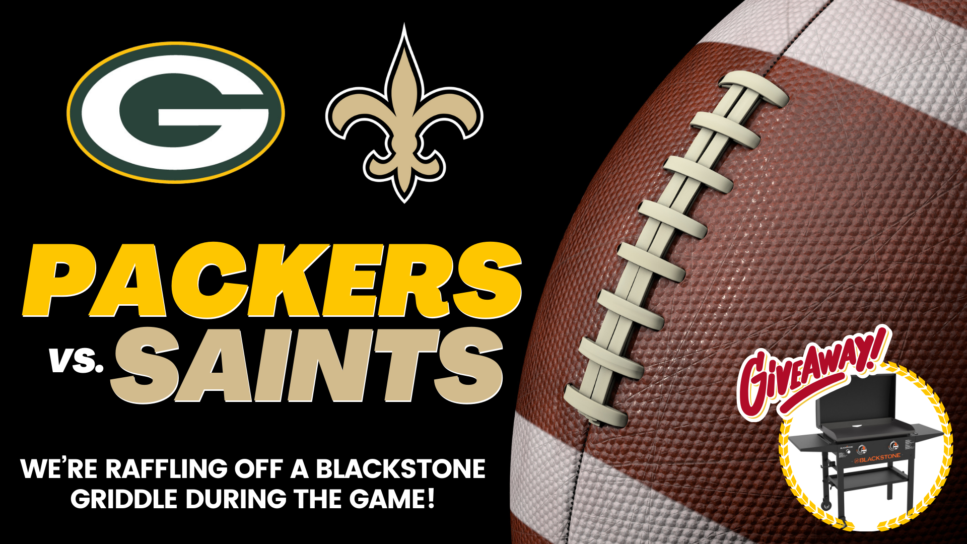 PACKERS VS. SAINTS WATCH PARTY