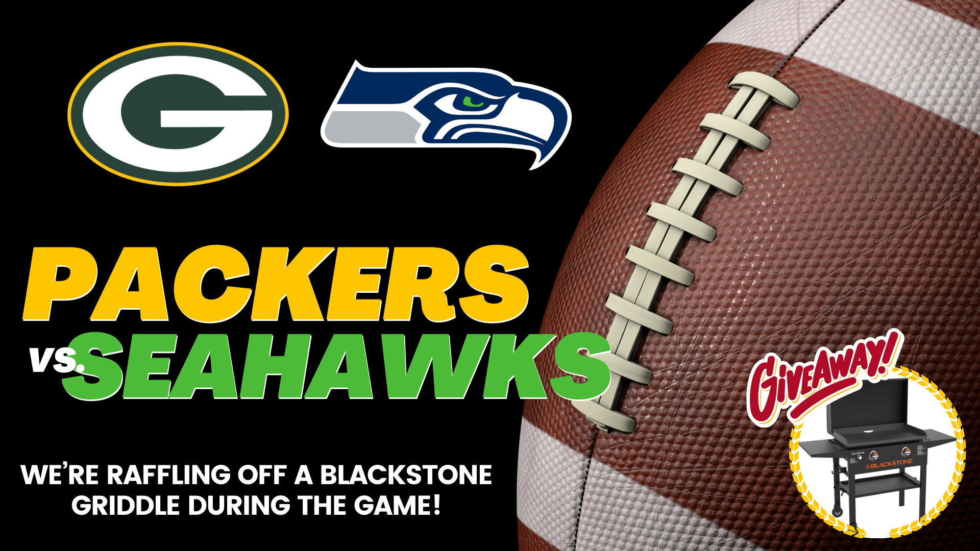 PACKERS VS. SEAHAWKS WATCH PARTY