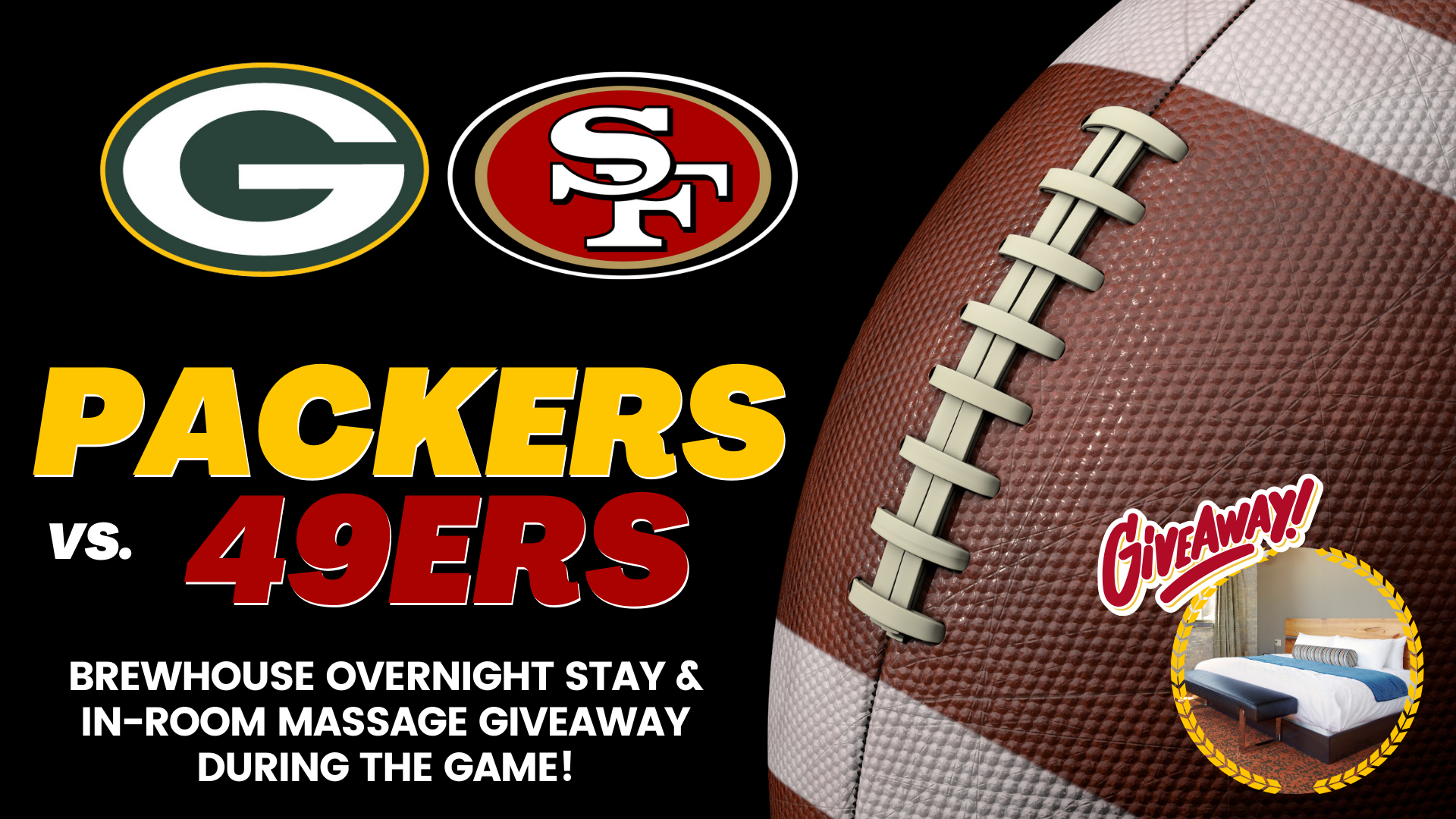 PACKERS VS. 49ERS WATCH PARTY