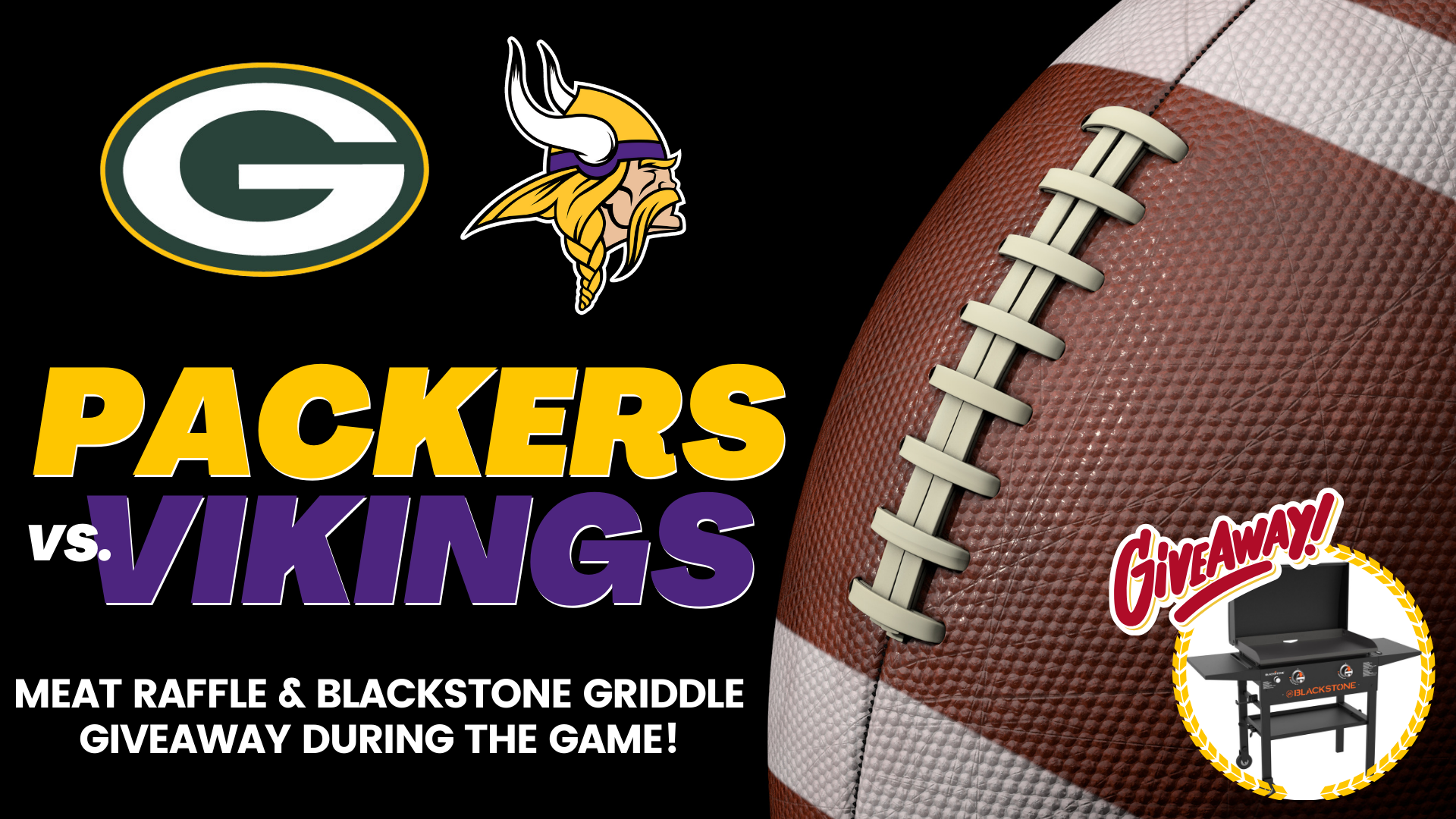 PACKERS VS. VIKINGS WATCH PARTY